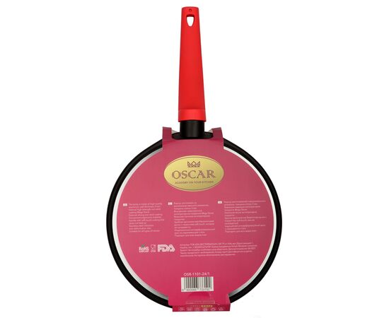 Сковорода Oscar Chef Blini 24 см (OSR-1101-24/1), изображение 4 Сковорода Oscar Chef Blini 24 см (OSR-1101-24/1), изображение 4