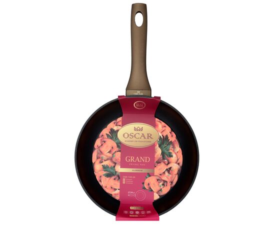 Сковорода Oscar Grand 24 см (OSR-1103-24), изображение 3 Сковорода Oscar Grand 24 см (OSR-1103-24), изображение 3