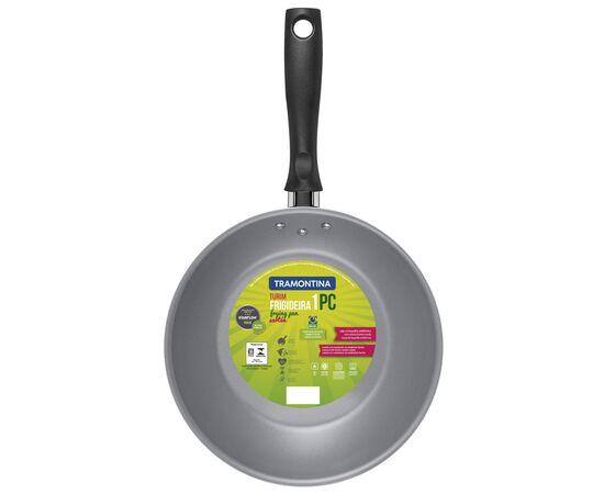 Сковорода Tramontina Turim 24 см Dark Grey (20260/624), зображення 4 Сковорода Tramontina Turim 24 см Dark Grey (20260/624), зображення 4