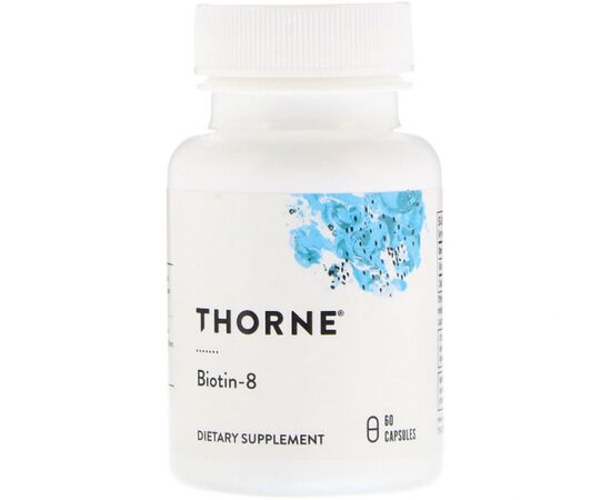Витамин Thorne Research Биотин, 8 Мг, 60 Капсул (THR-11802)