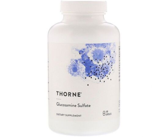 Витаминно-минеральный комплекс Thorne Research Глюкозамин Сульфат, Glucosamine Sulfate, 180 растительных к (THR-77702)