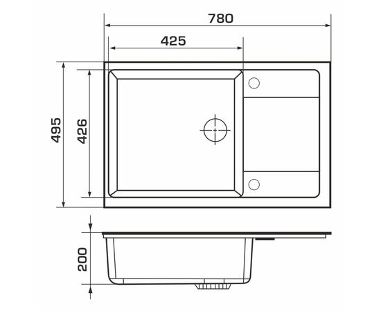 Мойка кухонная GRANADO Alicante terra (gr2403), изображение 6 Мойка кухонная GRANADO Alicante terra (gr2403), изображение 6