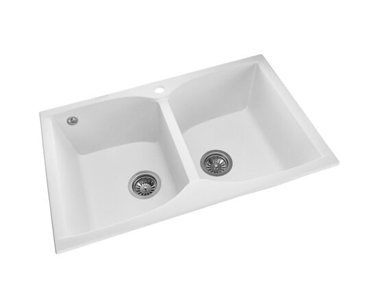 Мойка кухонная GRANADO CORDOBA white (gr1205), изображение 2 Мойка кухонная GRANADO CORDOBA white (gr1205), изображение 2