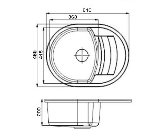 Мойка кухонная GRANADO MALAGA terra (gr0203), изображение 5 Мойка кухонная GRANADO MALAGA terra (gr0203), изображение 5