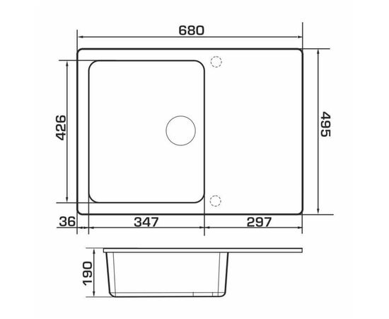 Мойка кухонная GRANADO SALAMANKA ivory (gr0604), изображение 6 Мойка кухонная GRANADO SALAMANKA ivory (gr0604), изображение 6