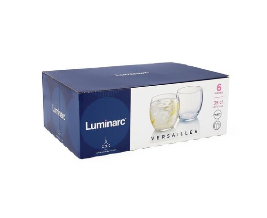 Набор стаканов Luminarc Versailles 6 x 350 мл (G1651), изображение 2 Набор стаканов Luminarc Versailles 6 x 350 мл (G1651), изображение 2
