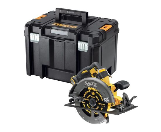 Дисковая пила DeWALT 54В XR FLEXVOLT Li-lon, диск 190х30 мм, 3.6 кг, кейс TSTAK (без АКБ и ЗУ) (DCS578NT), изображение 2 Дисковая пила DeWALT 54В XR FLEXVOLT Li-lon, диск 190х30 мм, 3.6 кг, кейс TSTAK (без АКБ и ЗУ) (DCS578NT), изображение 2