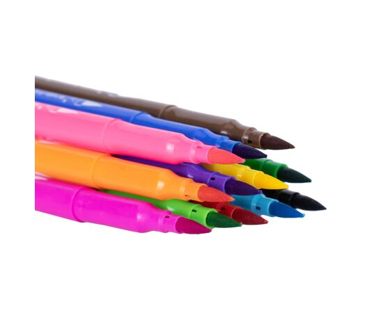Фломастеры Maxi кисточки BRUSH-TIPPED, 12 цветов, линия 2-5 мм (MX15233), изображение 4 Фломастеры Maxi кисточки BRUSH-TIPPED, 12 цветов, линия 2-5 мм (MX15233), изображение 4