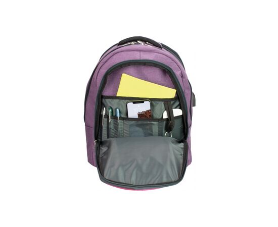 Рюкзак школьный Cool For School 44x32x20 см 28 л Фиолетово-малиновый (CF86588-05), изображение 5 Рюкзак школьный Cool For School 44x32x20 см 28 л Фиолетово-малиновый (CF86588-05), изображение 5