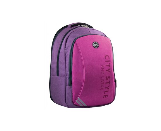 Рюкзак школьный Cool For School 44x32x20 см 28 л Фиолетово-малиновый (CF86588-05)