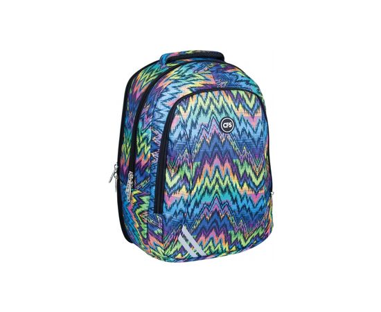 Рюкзак школьный Cool For School 17,18" 831 USB унисекс 0.7 кг 26-35 л Радуга5" (CF86588-14)