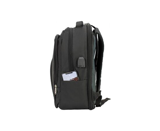 Рюкзак школьный Cool For School 18" 831 USB Черный с выделенными элементами (CF86588-09), изображение 5 Рюкзак школьный Cool For School 18" 831 USB Черный с выделенными элементами (CF86588-09), изображение 5