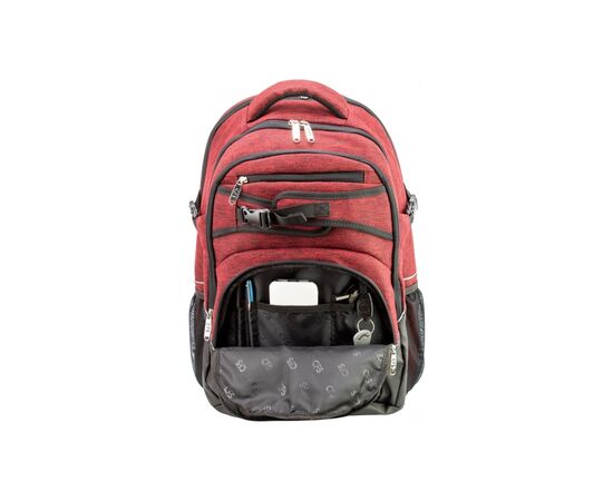 Рюкзак школьный Cool For School Красный с коричневым 175+ см (CF86745-03), изображение 2 Рюкзак школьный Cool For School Красный с коричневым 175+ см (CF86745-03), изображение 2