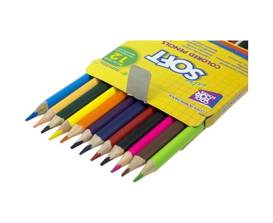 Карандаши цветные Cool For School Extra Soft 12 цветов (CF15143), изображение 2 Карандаши цветные Cool For School Extra Soft 12 цветов (CF15143), изображение 2