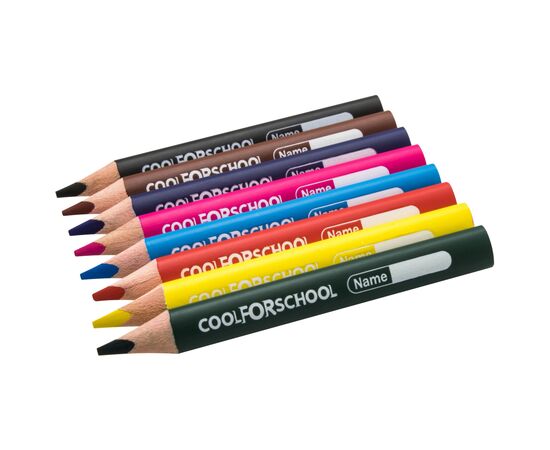 Карандаши цветные Cool For School Jumbo Extra Soft, 8 цветов (CF15165), изображение 2 Карандаши цветные Cool For School Jumbo Extra Soft, 8 цветов (CF15165), изображение 2