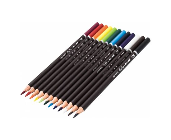 Карандаши цветные Cool For School Art Pro профессиональные акварельные 12 цветов (CF15162), зображення 2 Карандаши цветные Cool For School Art Pro профессиональные акварельные 12 цветов (CF15162), зображення 2