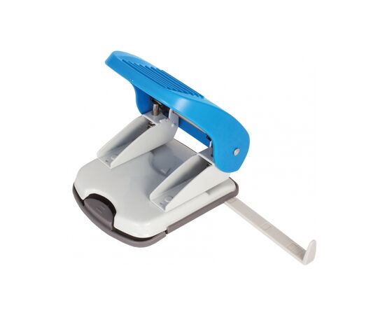 Дырокол Economix с линейкой 40 листов Синий (E40136), изображение 3 Дырокол Economix с линейкой 40 листов Синий (E40136), изображение 3