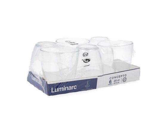 Набор стаканов Luminarc Concepto 6 х 310 мл (H5663), изображение 2 Набор стаканов Luminarc Concepto 6 х 310 мл (H5663), изображение 2
