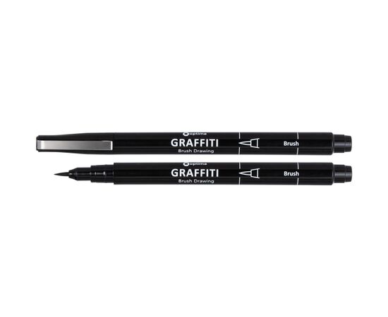 Лайнер Optima GRAFFITI Brush 0,5 мм black (O16414)