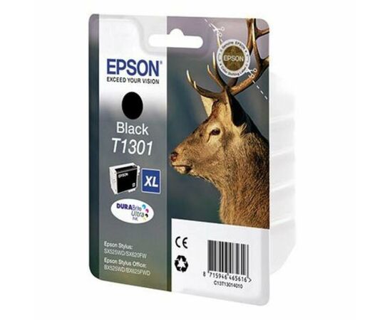 Картридж Epson SX525WD/B42WD/BX320FW Black XL (C13T13014010/C13T13014012)