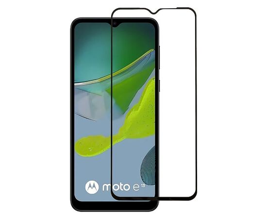 Стекло защитное BeCover Motorola Moto E13 Black (708843), изображение 2 Стекло защитное BeCover Motorola Moto E13 Black (708843), изображение 2