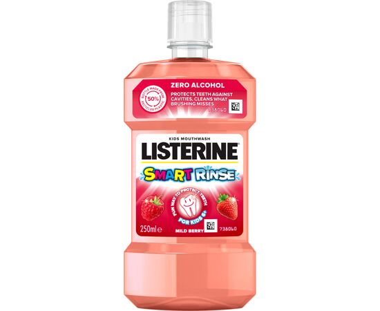 Ополаскиватель для полости рта Listerine Smart Rinse Ягодная свежесть 250 мл (3574661434384/3574660469325)