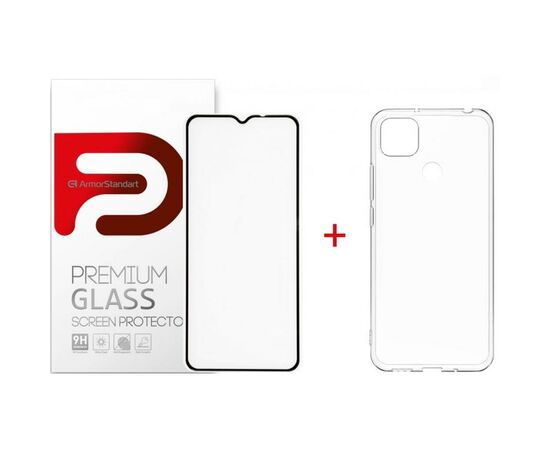 Стекло защитное Armorstandart Xiaomi Redmi 9C + case Air Series (ARM58048)