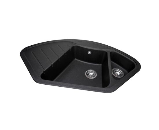 Мийка кухонна GRANADO Barcelona black shine (gr1101), зображення 2 Мийка кухонна GRANADO Barcelona black shine (gr1101), зображення 2