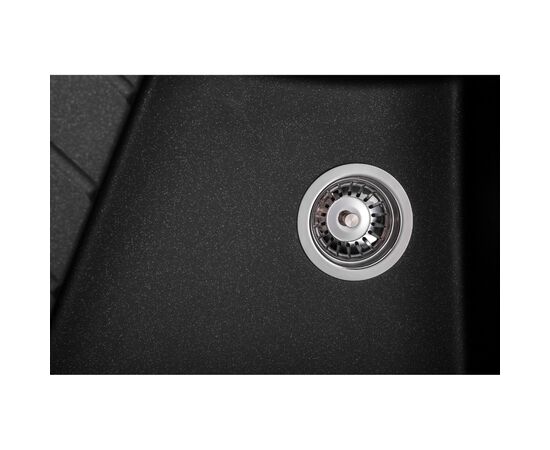 Мийка кухонна GRANADO Barcelona black shine (gr1101), зображення 4 Мийка кухонна GRANADO Barcelona black shine (gr1101), зображення 4