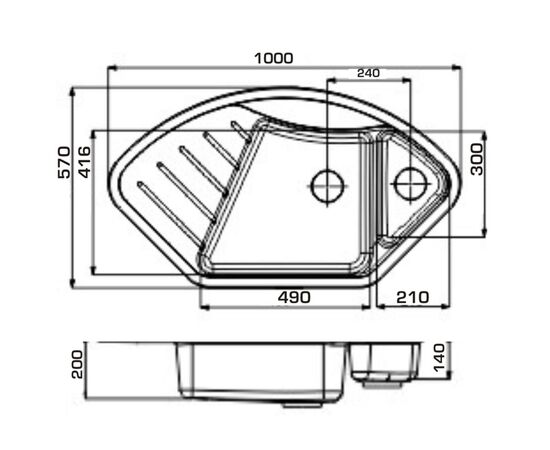 Мойка кухонная GRANADO Barcelona terra (gr1103), изображение 6 Мойка кухонная GRANADO Barcelona terra (gr1103), изображение 6