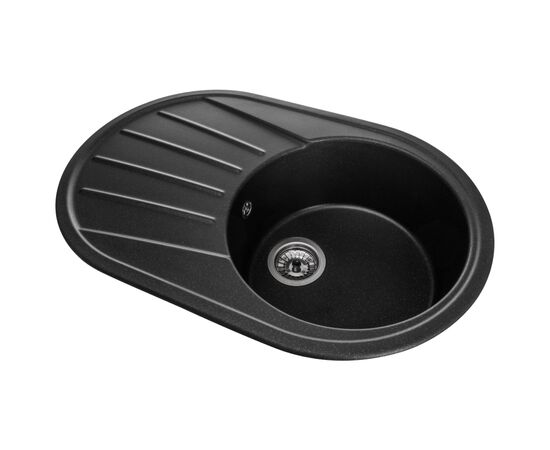 Мийка кухонна GRANADO MURCIA black shine (gr1701), зображення 2 Мийка кухонна GRANADO MURCIA black shine (gr1701), зображення 2