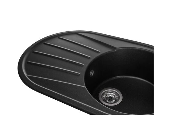 Мийка кухонна GRANADO MURCIA black shine (gr1701), зображення 6 Мийка кухонна GRANADO MURCIA black shine (gr1701), зображення 6