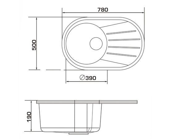 Мойка кухонная GRANADO MURCIA terra (gr1703), изображение 6 Мойка кухонная GRANADO MURCIA terra (gr1703), изображение 6