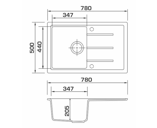 Мойка кухонная GRANADO TOLEDO marron (gr2106), изображение 7