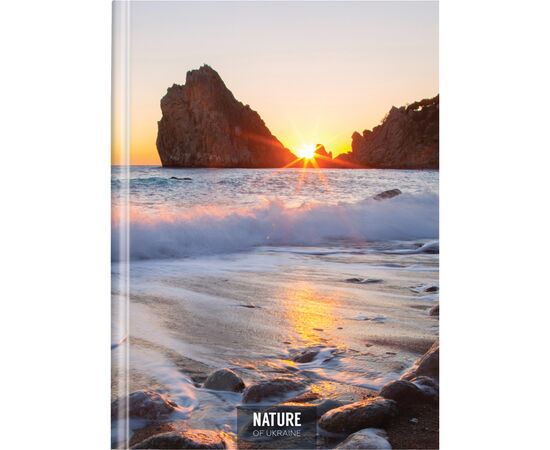 Блокнот Optima Nature of Ukraine: море А4, жесткая обкл. 96 листов, клетка (O20378-10)