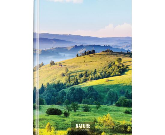Блокнот Optima Nature of Ukraine: пейзаж А4, твердая обкл. 96 листов, клетка (O20378-13)