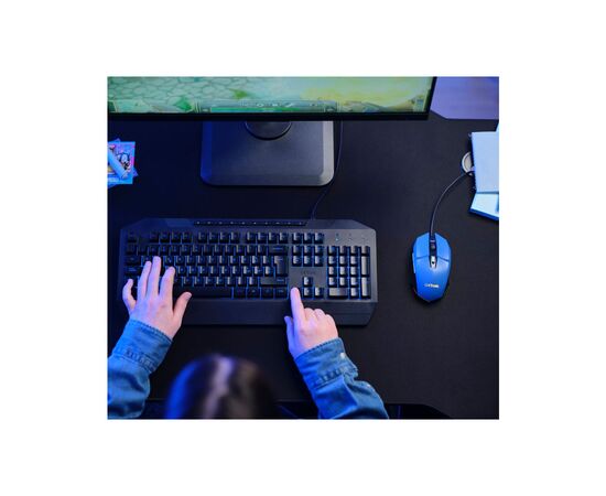 Мышка Trust GXT 109 Felox RGB Blue (25067), изображение 2 Мышка Trust GXT 109 Felox RGB Blue (25067), изображение 2