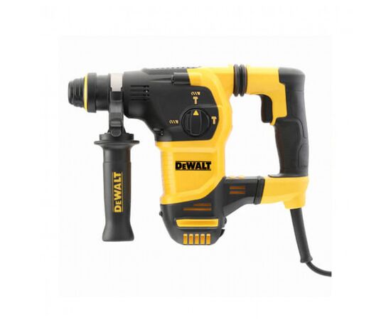 Перфоратор DeWALT SDS-Plus, 950Вт, 3.5 Дж, 3 режима, кейс (D25333K), изображение 2 Перфоратор DeWALT SDS-Plus, 950Вт, 3.5 Дж, 3 режима, кейс (D25333K), изображение 2