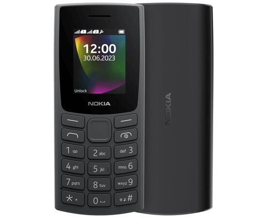 Мобильный телефон Nokia 106 DS 2023 Charcoal (1GF019BPA2C01)