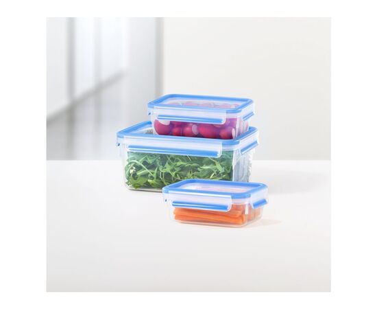 Пищевой контейнер Tefal Mseal Fresh набір 3 шт 0.55л 1.0л 2.3л (K3028912), изображение 3 Пищевой контейнер Tefal Mseal Fresh набір 3 шт 0.55л 1.0л 2.3л (K3028912), изображение 3
