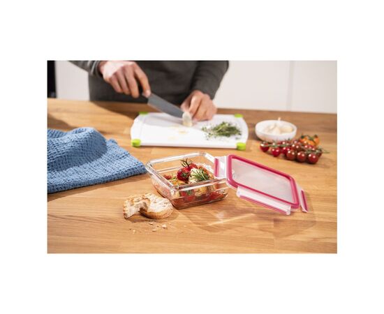 Пищевой контейнер Tefal Masterseal Glass Red 800 мл (N1041410), зображення 4