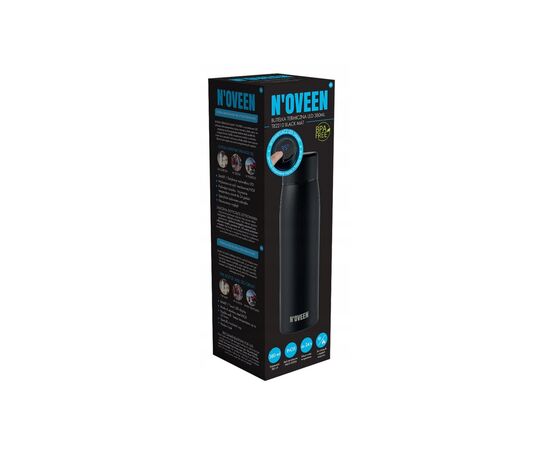 Термос Noveen TB2210 380 мл LED Display Black (RL070824), изображение 2 Термос Noveen TB2210 380 мл LED Display Black (RL070824), изображение 2