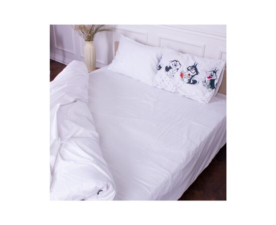 Постільна білизна MirSon Сатин 22-1331 No comment Сімейний (2200005157688), зображення 8