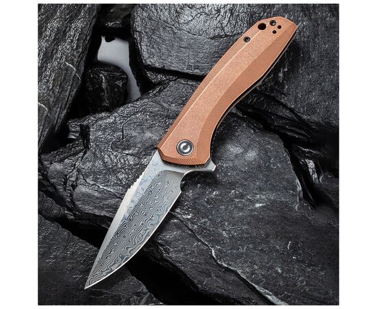 Нож Civivi Baklash Copper Damascus (C801DS), изображение 2 Нож Civivi Baklash Copper Damascus (C801DS), изображение 2