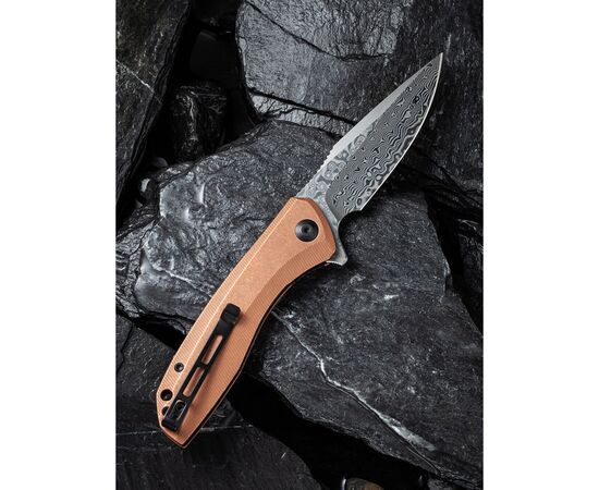 Нож Civivi Baklash Copper Damascus (C801DS), изображение 3 Нож Civivi Baklash Copper Damascus (C801DS), изображение 3