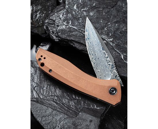 Нож Civivi Baklash Copper Damascus (C801DS), изображение 5 Нож Civivi Baklash Copper Damascus (C801DS), изображение 5