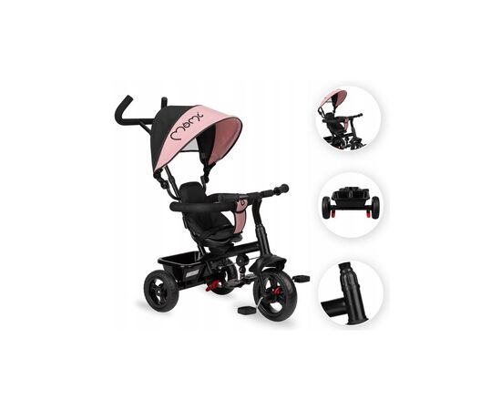 Детский велосипед MoMi Iris 5 в 1 Pink (ROTR00008), изображение 4 Детский велосипед MoMi Iris 5 в 1 Pink (ROTR00008), изображение 4