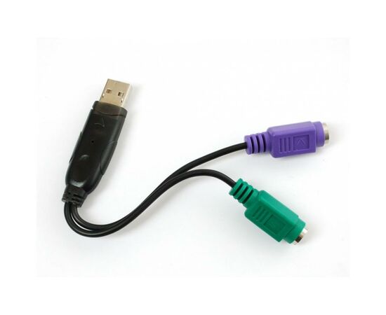 Переходник Dynamode USB 1.1 A Male - 2*PS/2 (USB to PS/2)