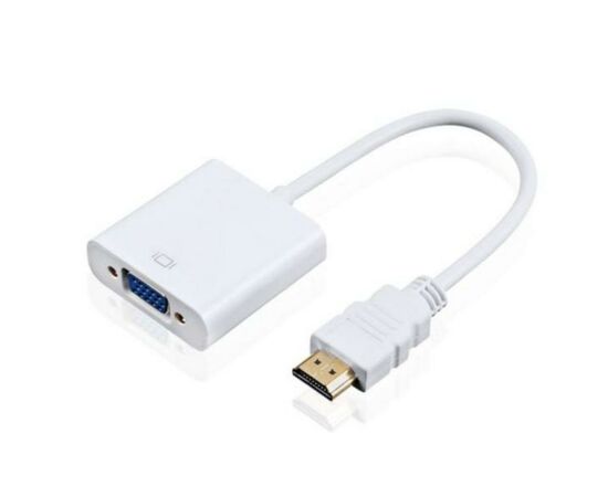 Переходник HDMI M to VGA F (с кабелями аудио и питания от USB) ST-Lab (U-990 white)