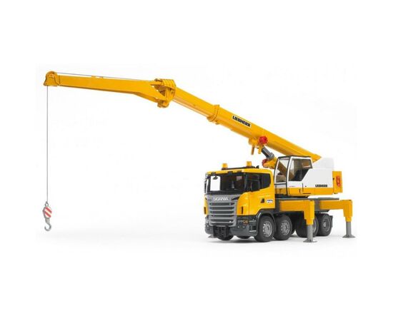 Спецтехника Bruder Автокран Scania Liebherr Большой (свет+звук) (03570), изображение 4 Спецтехника Bruder Автокран Scania Liebherr Большой (свет+звук) (03570), изображение 4